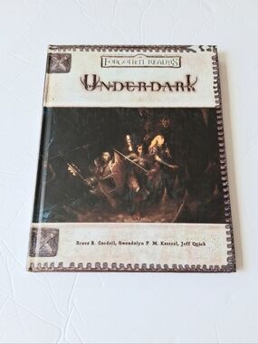 Forgotten Realms Underdark Hardcover RPG Book Role Playing Dungeons & Dragons
